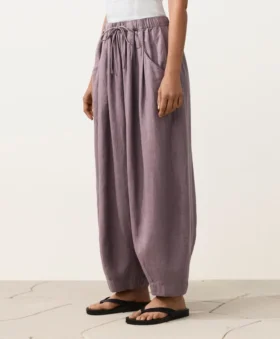 %100 Keten Balon Pantolonlar