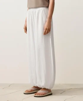 %100 Keten Bloomer Pantolonlar
