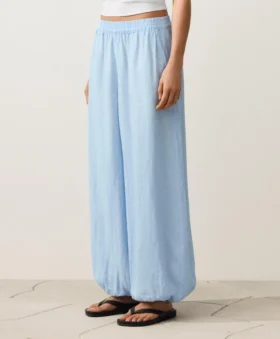 %100 Keten Bloomer Pantolonlar