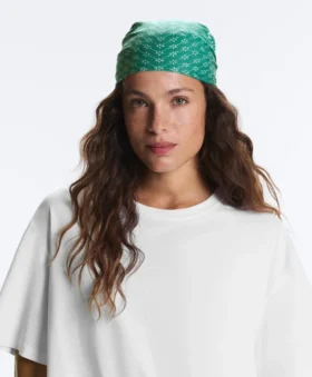 %100 Pamuklu Çiçek Desenli Bandana