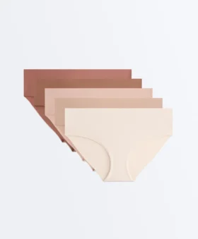 5 adet görünmez poliamid karışımı Pantone™ Hipster külotlar