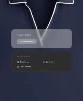 Comfortlux Kısa Kollu Biye Detaylı Polo Gömlek