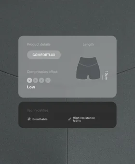 Comfortlux Yüksek Bel 10 cm Hot Pantolon
