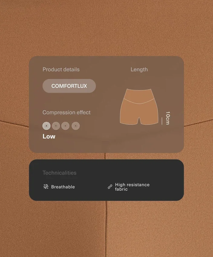 Comfortlux Yüksek Bel 10 cm Hot Pantolon Comfortlux Yüksek Bel 10 cm Hot Pantolon