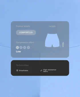 Comfortlux Yüksek Bel 10 cm Hot Pantolon