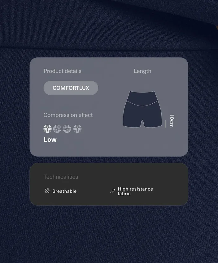 Comfortlux Yüksek Bel 10 cm Hot Pantolon Comfortlux Yüksek Bel 10 cm Hot Pantolon