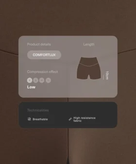 Comfortlux Yüksek Bel 10 cm Hot Pantolon