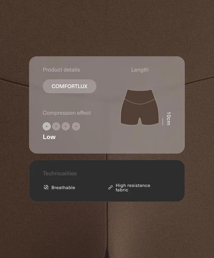Comfortlux Yüksek Bel 10 cm Hot Pantolon Comfortlux Yüksek Bel 10 cm Hot Pantolon