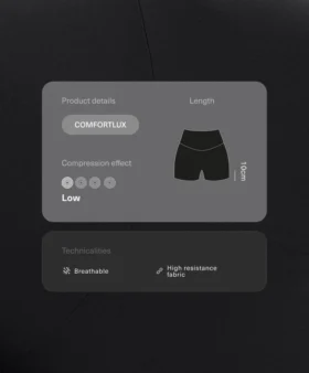 Comfortlux Yüksek Bel 10 cm Hot Pantolon