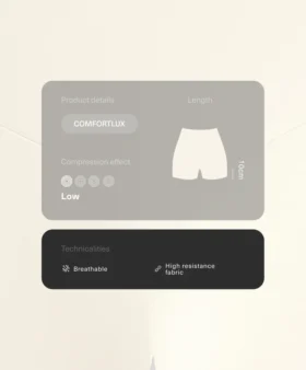 Comfortlux Yüksek Bel 10 cm Hot Pantolon, Ajour Detaylı