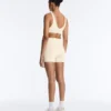 Comfortlux Yüksek Bel 10 cm Hot Pantolon, Ajour Detaylı Comfortlux Yüksek Bel 10 cm Hot Pantolon, Ajour Detaylı