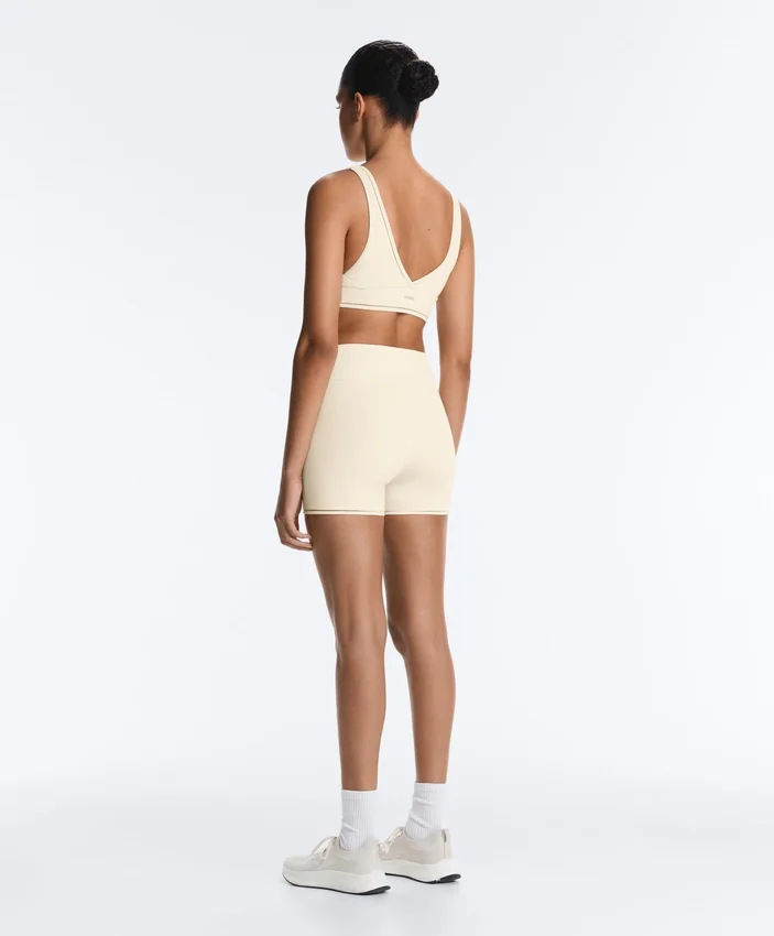 Comfortlux Yüksek Bel 10 cm Hot Pantolon, Ajour Detaylı Comfortlux Yüksek Bel 10 cm Hot Pantolon, Ajour Detaylı