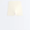 Comfortlux Yüksek Bel 10 cm Hot Pantolon, Ajour Detaylı Comfortlux Yüksek Bel 10 cm Hot Pantolon, Ajour Detaylı