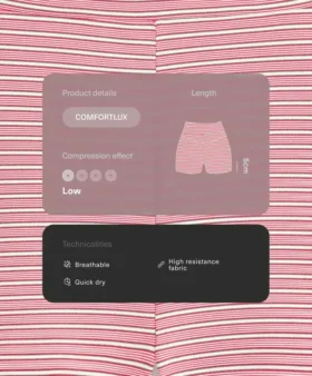 Comfortlux Yüksek Bel 5 cm Çizgili Hot Pantolon