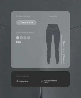 Comfortlux Yüksek Bel, Ayak Bileği Uzunluğunda Taytlar Comfortlux Yüksek Bel, Ayak Bileği Uzunluğunda Taytlar