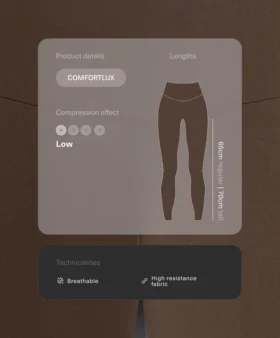 Comfortlux Yüksek Bel, Ayak Bileği Uzunluğunda Taytlar