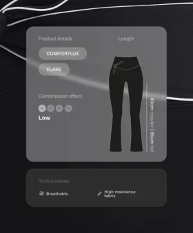 Comfortlux Yüksek Bel Fiyonklu Geniş Paça Pantolonlar