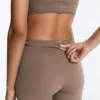 Comfortlux Yüksek Bel Hemstitch Ayak Bileği Uzunluğunda Taytlar Comfortlux Yüksek Bel Hemstitch Ayak Bileği Uzunluğunda Taytlar