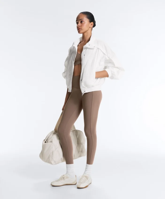 Comfortlux Yüksek Bel Hemstitch Ayak Bileği Uzunluğunda Taytlar Comfortlux Yüksek Bel Hemstitch Ayak Bileği Uzunluğunda Taytlar