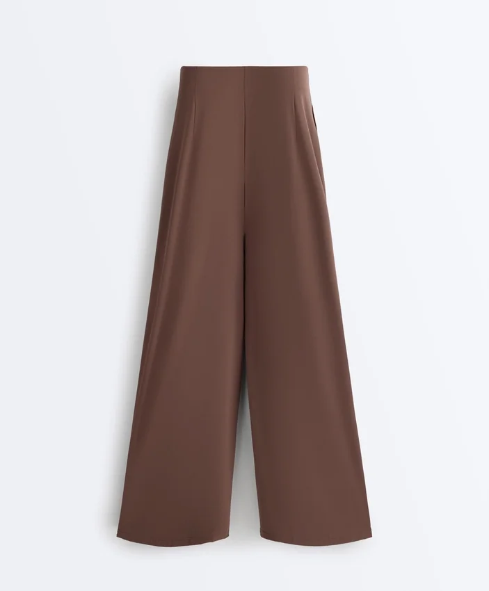 Dartlı Light Touch Geniş Paça Pantolon Dartlı Light Touch Geniş Paça Pantolon