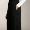 Düğmeli ve Soft Touch Modal Ribana Düz Paça Pantolonlar Düğmeli ve Soft Touch Modal Ribana Düz Paça Pantolonlar