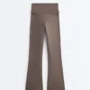 Drapeli Bel Comfortlux Yüksek Bel Flare Pantolonlar Drapeli Bel Comfortlux Yüksek Bel Flare Pantolonlar