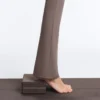 Drapeli Bel Comfortlux Yüksek Bel Flare Pantolonlar Drapeli Bel Comfortlux Yüksek Bel Flare Pantolonlar