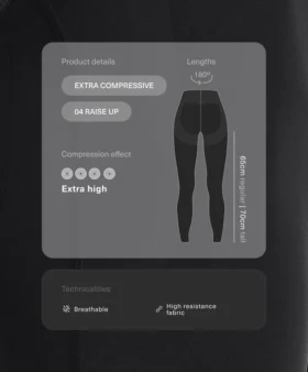 Ekstra Compressive, Raise Up Taytlar, Ayak Bileğine Kadar Uzanan Taytlar