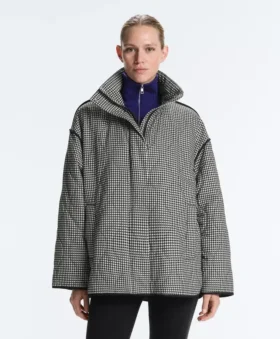 Fellex® Aerogel Gingham Yastıklı Ceket