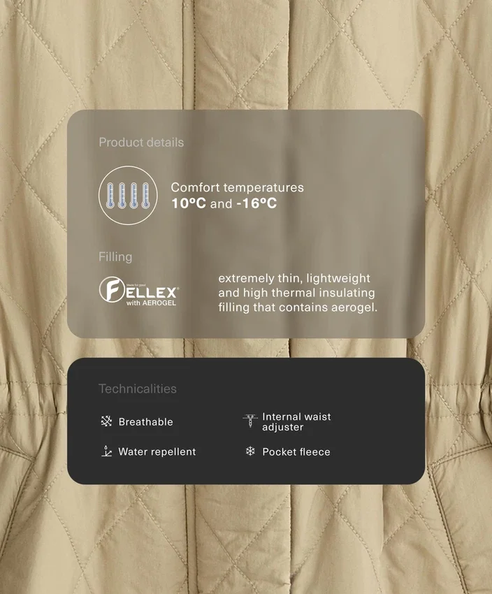 Fellex® Aerogel Yastıklı Ceket Fellex® Aerogel Yastıklı Ceket
