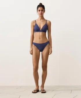 Gingham Üçgen Bikiniler