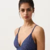 Gingham Üçgen Bikiniler