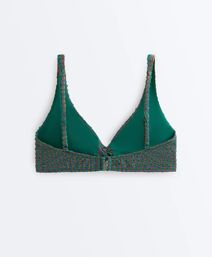 Gingham Halter Yaka Bikiniler Gingham Halter Yaka Bikiniler