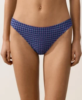 Gingham Klasik Bikiniler Külotu