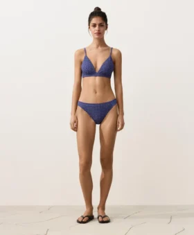 Gingham Klasik Bikiniler Külotu