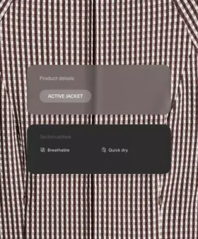 Gingham Teknik Ceket