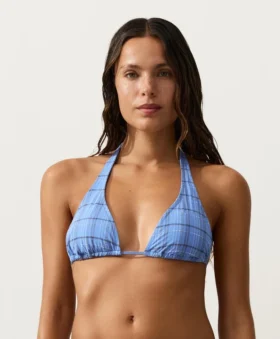 Halterneck Gingham Bikiniler