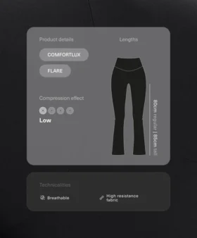 Hamilelik Comfortlux 80 cm Geniş Paça Pantolonlar