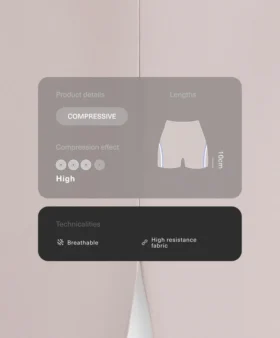 Hot Pantolon Yüksek Bel Compressive 10 cm Kontrast