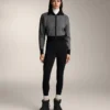 Houndstooth Desenli Örgü Ceket