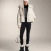 Houndstooth Desenli Örgü Ceket