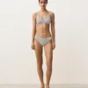 Jakarlı Polka Dot Halter Bikiniler Jakarlı Polka Dot Halter Bikiniler