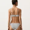 Jakarlı Polka Dot Halter Bikiniler Jakarlı Polka Dot Halter Bikiniler