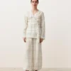Kareli Keten ve Lyocell Karışımı Kimono Gömlek Kareli Keten ve Lyocell Karışımı Kimono Gömlek