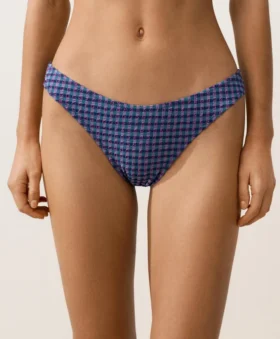 Kareli U Kesim Orta Örtücülükte Bikiniler Külotları