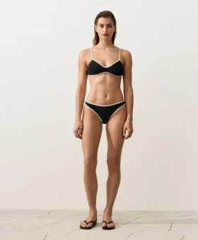 Kontrast Süslemeli Bikini Üst Giyim Kontrast Süslemeli Bikini Üst Giyim