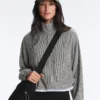 Lyocell Karışımlı Gingham Bomber Ceket Lyocell Karışımlı Gingham Bomber Ceket