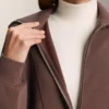Modal Fırçalanmış Ribana Ceket Modal Fırçalanmış Ribana Ceket