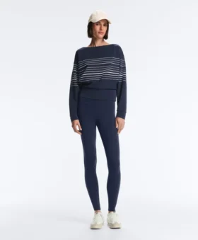 Modal Soft Touch Denizci Çizgili Sweatshirt