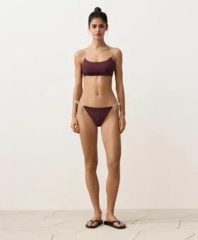 Orta Kapalı Bağcıklı Bikiniler Külotu